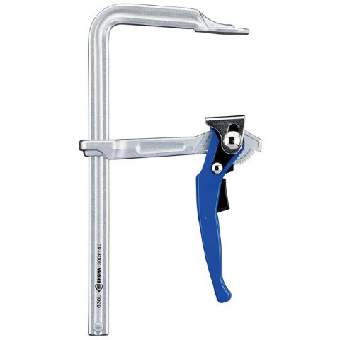 TRADEMASTER QUICK ACTION LEVER CLAMP 300MM X 140MM 500KGP